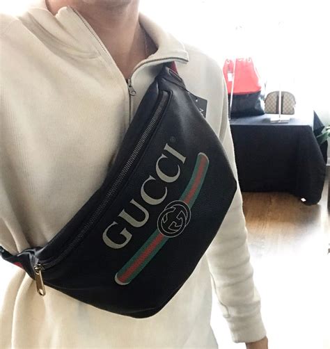 gucci mens fanny pack|gucci belt bag for men.